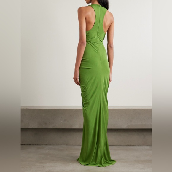 Christopher Esber Elegant Green Evening Gown Size 8 US - Picture 3 of 4
